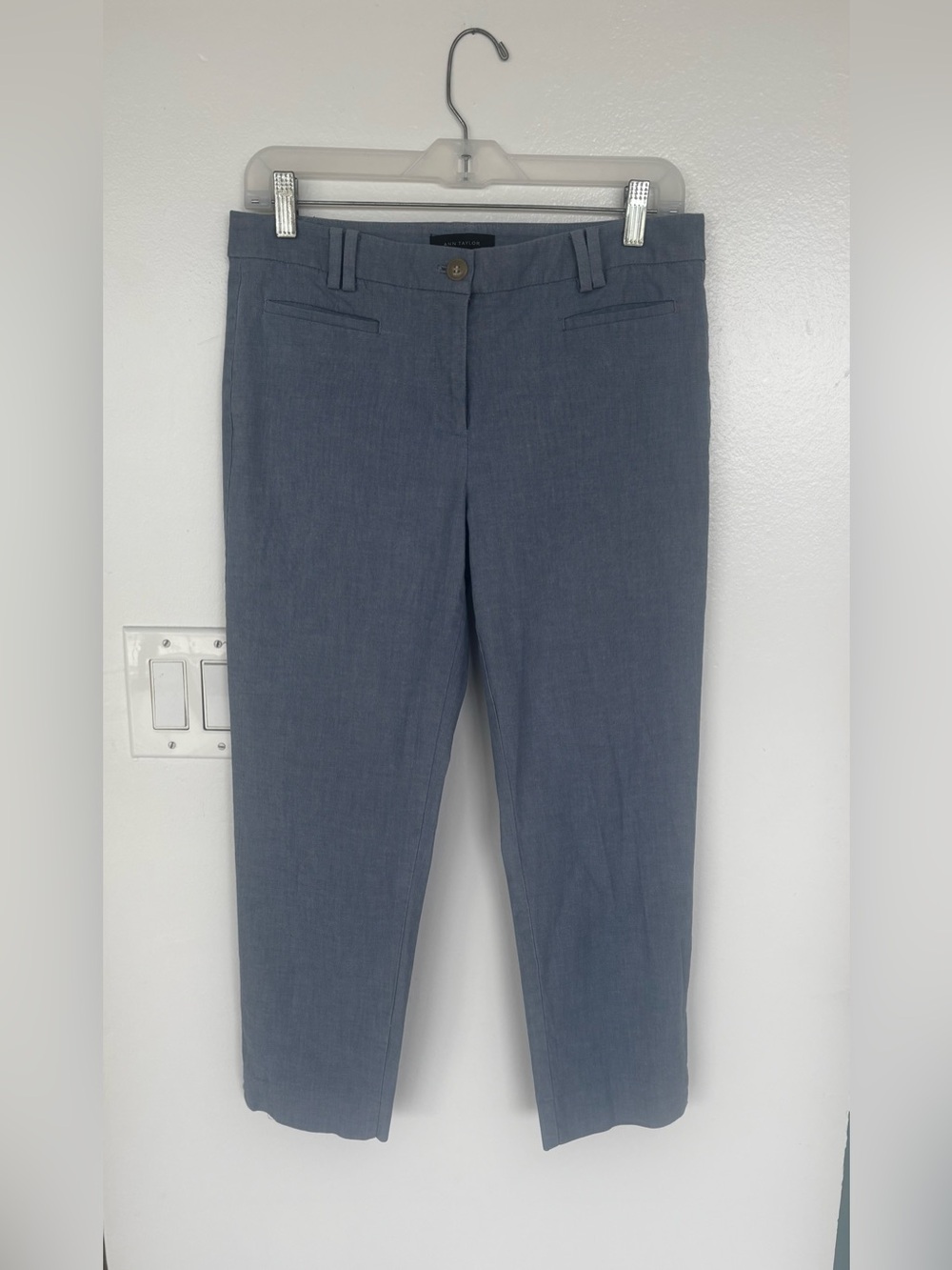 Ann Taylor Light Blue Classic Dress Capris
